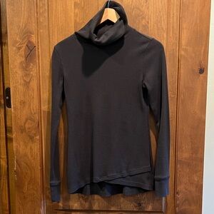 Eddie Bauer Gray Cowlneck Thermal Top XS